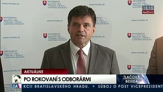 TB P. Plavčana a P. Ondeka po rokovaní s odborármi