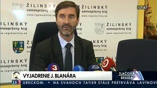 Vyhlásenie J. Blanára v reakcii na výzvu M. Beblavého