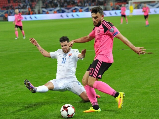 Prvé víťazstvo Slovákov v boji o MS, zdolali Škótov