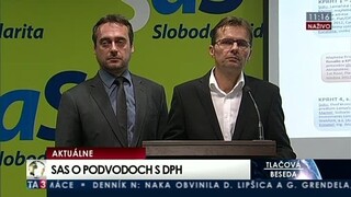 TB strany SaS o údajných podvodoch s DPH