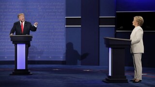 Záznam z prezidentskej debaty medzi D. Trumpom a H. Clintonovou