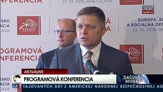 TB strany Smer-SD z programovej konferencie