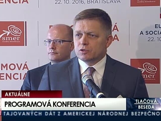 TB strany Smer-SD z programovej konferencie
