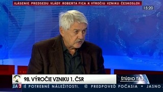 HOSŤ V ŠTÚDIU: D. Kováč o 98. výročí vzniku Československa