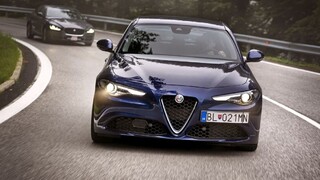 Porovnali sme Alfu Romeo Giulia a Jaguar XE s naftovými motormi