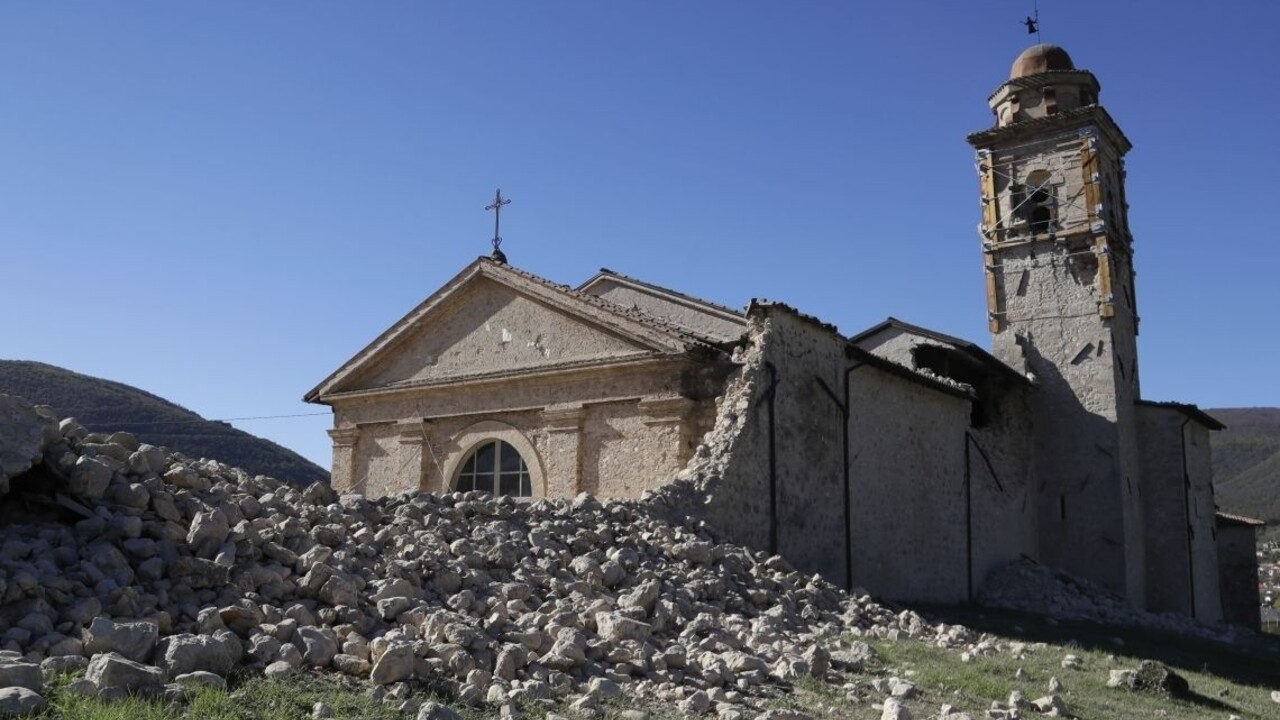 Fotogaléria: Pozrite sa, aké škody zanechalo  zemetrasenie v Taliansku
