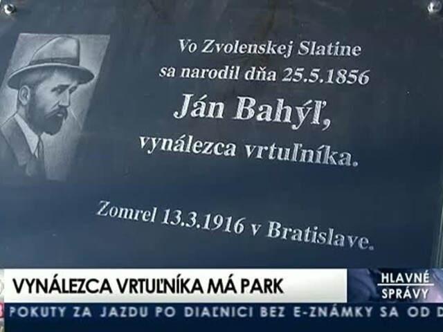 Vynálezcovi vrtuľníka vzdali hold, po rodákovi pomenovali park