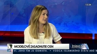 HOSTIA V ŠTÚDIU: I. Šramková a J. Horbalová o modelovom zasadnutí OSN pre študentov