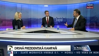30 minút s T. Druckerom / 30 minút s R. Sulíkom / Drsná prezidentská kampaň / Témy zahraničnej a domácej politiky