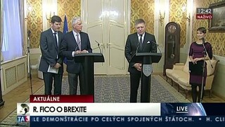 TB: R. Fica a M. Barnier o otázke vystúpenia Veľkej Británie z EÚ
