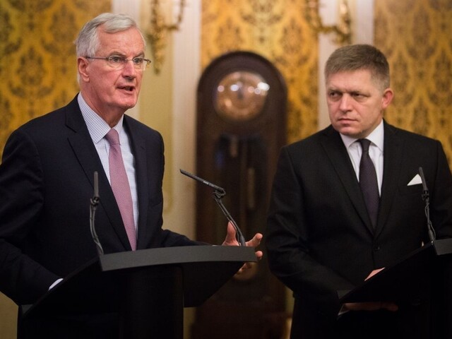 Fico rokoval s hlavným vyjednávačom Únie v otázke Brexitu