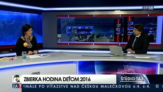HOSŤ V ŠTÚDIU: D. Rušinová o celoročnej verejnej zbierke Hodina deťom