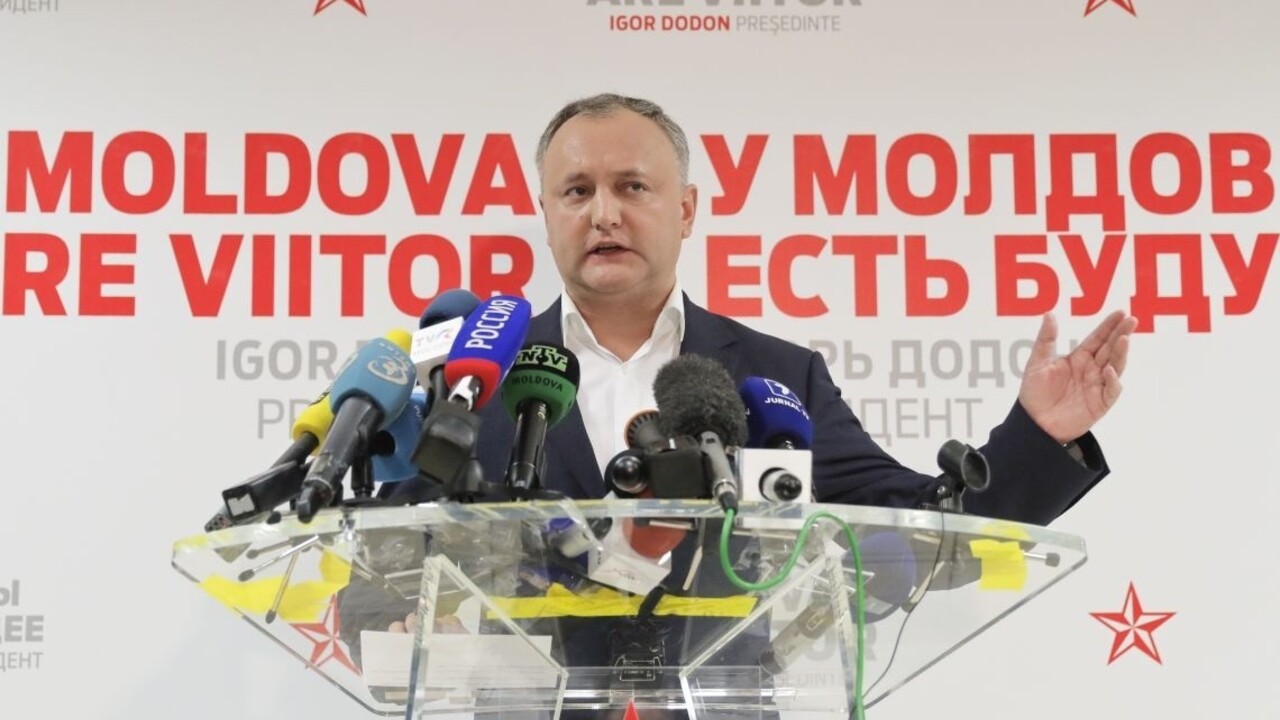 Novým moldavským prezidentom je proruský kandidát Dodon