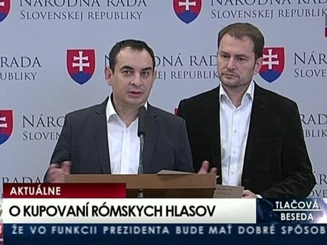 TB I. Matoviča a P. Polláka o kupovaní rómskych hlasov