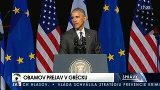 Prejav B. Obamu počas návštevy v Grécku