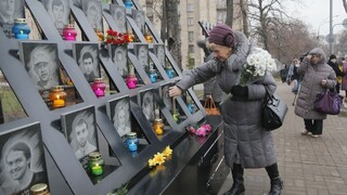 Ukrajina si pripomenula výročie protivládnych protestov a ich obete