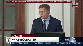 Príhovor R. Fica na konferencii V4