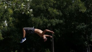 Nemecký parkúrista sa predviedol na mníchovskom letisku