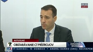 TB T. Druckera, J. Ráža a M. Smatanu o obstarávaní CT prístrojov
