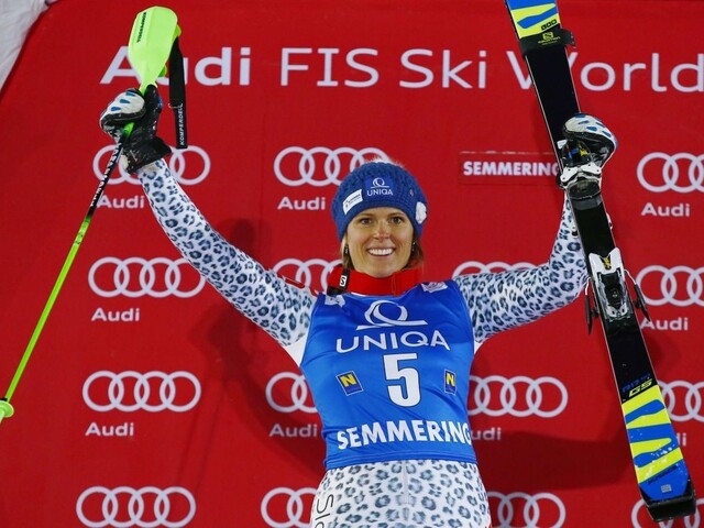Zuzulová obsadila v Semmeringu druhé miesto, nestačila na Shiffrinovú