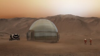 NASA ukázala priesvitné domy pre prvých ľudí na Marse