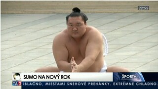 Pozrite si, ako oslavovali najlepší zápasníci suma v Tokiu Nový rok