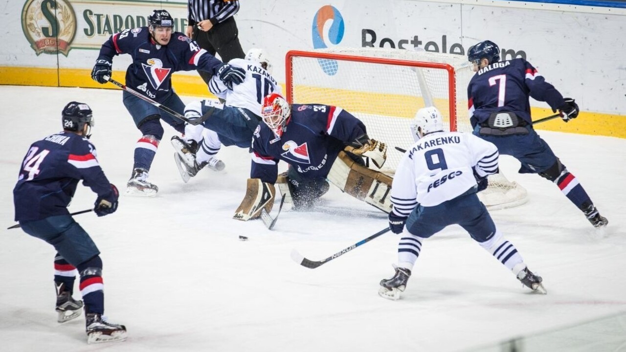 Hokejisti Slovana zdolali Vladivostok, rozhodli v úplnom závere