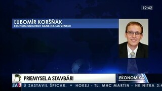 HOSŤ V ŠTÚDIU: Ľ. Koršňák o slabšom výkone priemyselných firiem