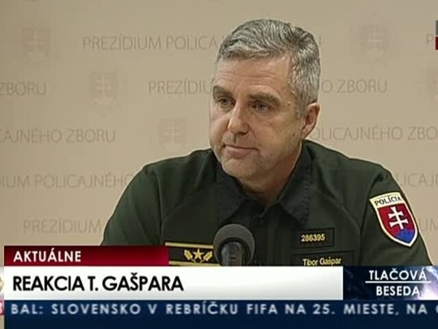 TB T. Gašpara o medializovaných vyjadreniach bývalého šéfa vyšetrovacieho tímu v prípade Gorila