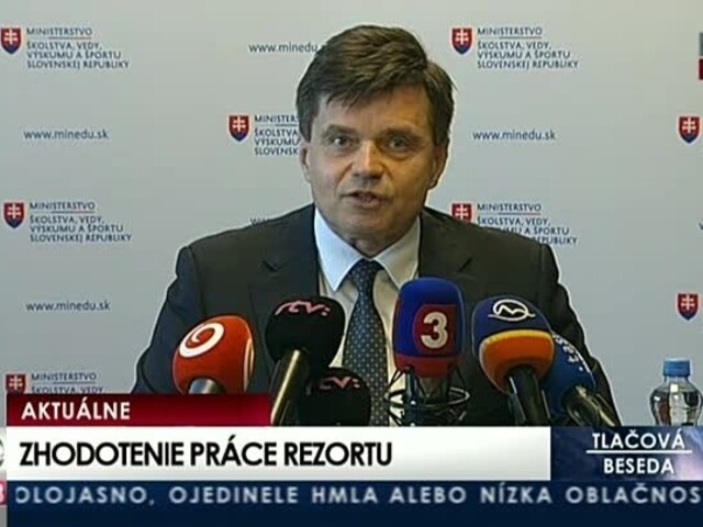 TB P. Plavčana o zhodnotení práce ministerstva školstva za rok 2016
