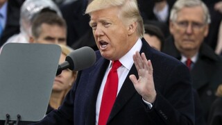 Prejav nového amerického prezidenta Donalda Trumpa