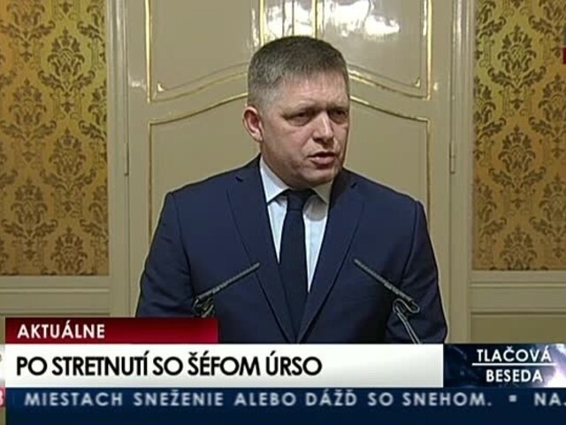 TB R. Fica po stretnutí s Jozefom Holjenčíkom