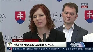 TB I. Matoviča, V. Remišovej, K. Galeka a J. Kiššovej o návrhu na vyslovenie nedôvery R. Ficovi
