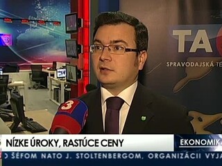 V. Vaňo o nízkych úrokoch aj rastúcich cenách