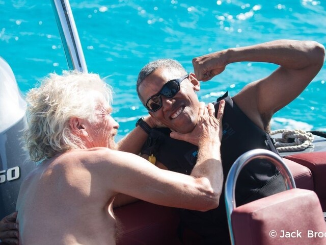 Biely dom vymenil za surf. Obama dovolenkoval s miliardárom
