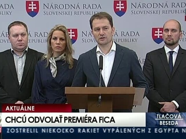 TB predstaviteľov SAS a OĽaNo-NOVA o návrhu na odvolanie R. Fica