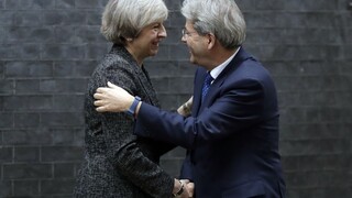 Mayová rokovala s talianskym premiérom o budúcnosti po Brexite