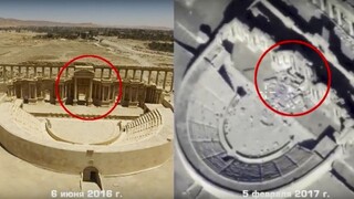 Významné pamiatky v Palmýre demolujú radikáli, armáda zverejnila snímky