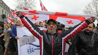 Gruzínci bránili slobodu slova. Protestovali za nezávislú televíziu