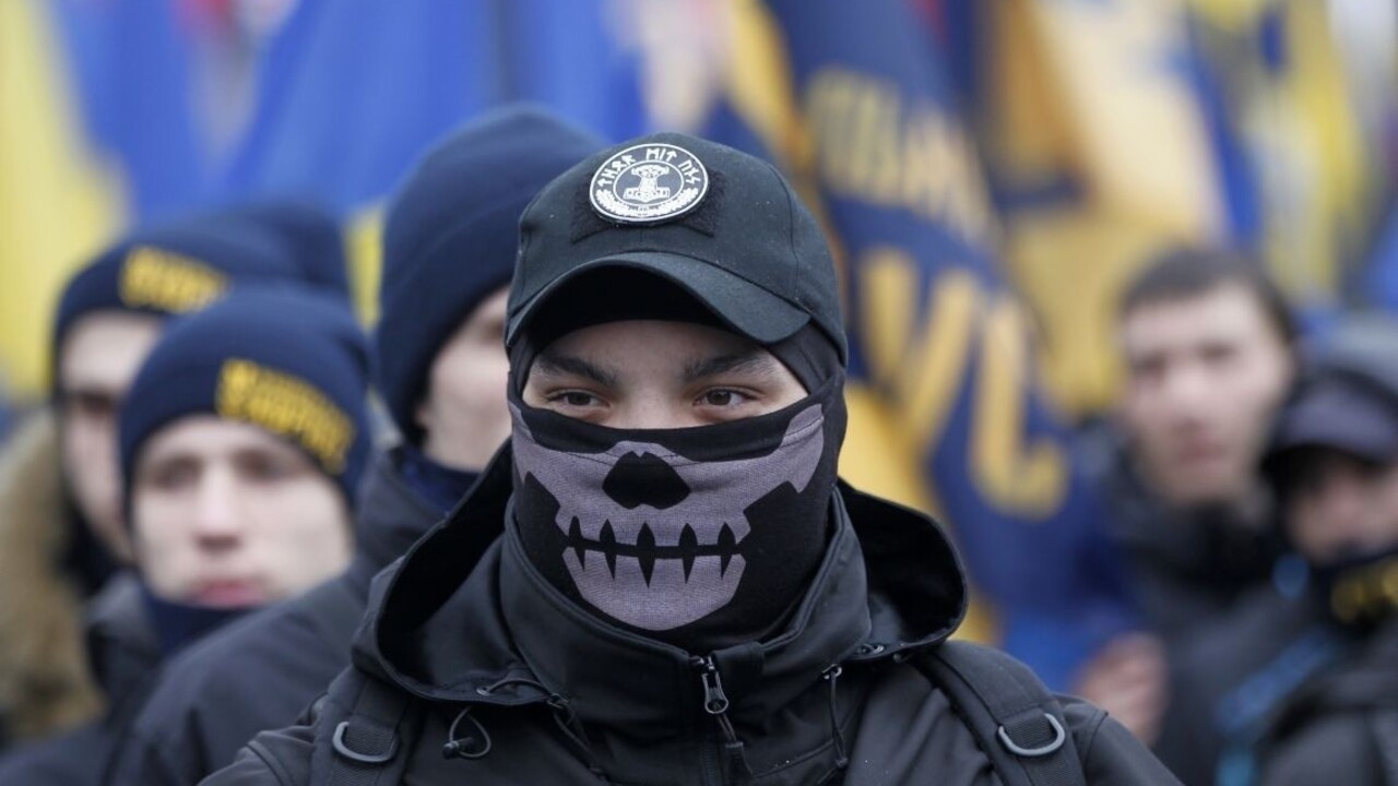 Ukrajinskí nacionalisti demonštrovali proti príliš zmierlivej vláde