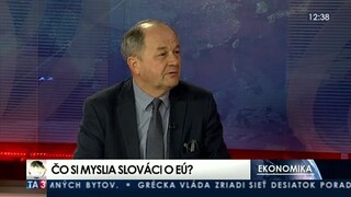 HOSŤ V ŠTÚDIU: V. Páleník o prieskume Eurobarometer