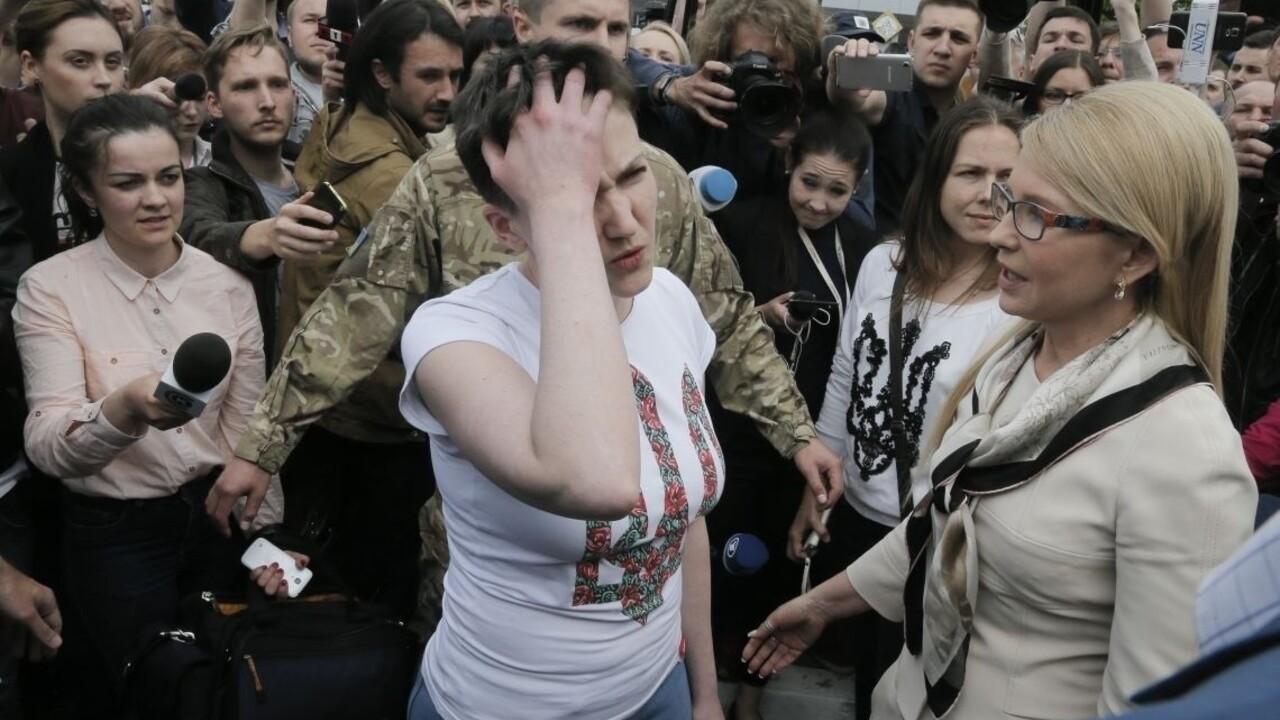 Savčenková pricestovala do Donbasu, žiada prepustenie väzňov