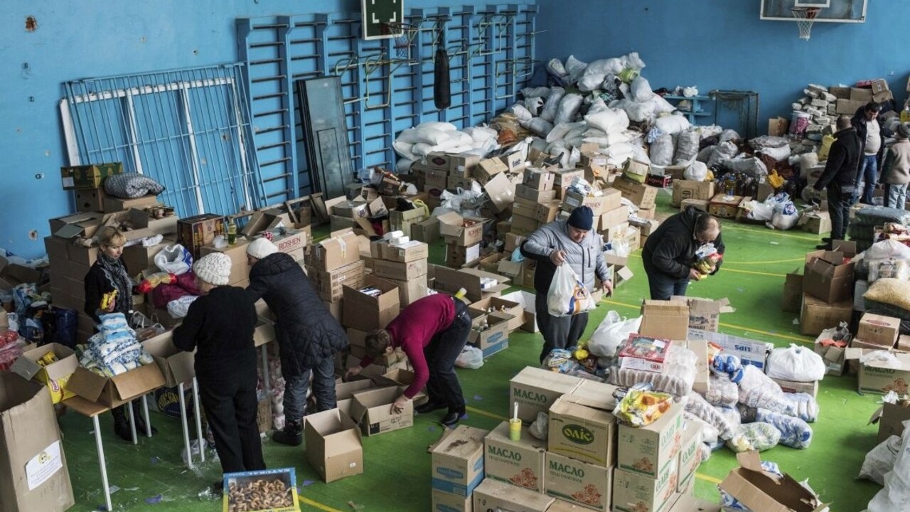 humanitárna pomoc potraviny ukrajina 1140px (SITA/AP)