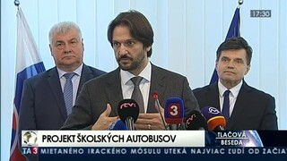 TB Á. Érseka, P. Plavčana a R. Kaliňáka o projekte školských autobusov
