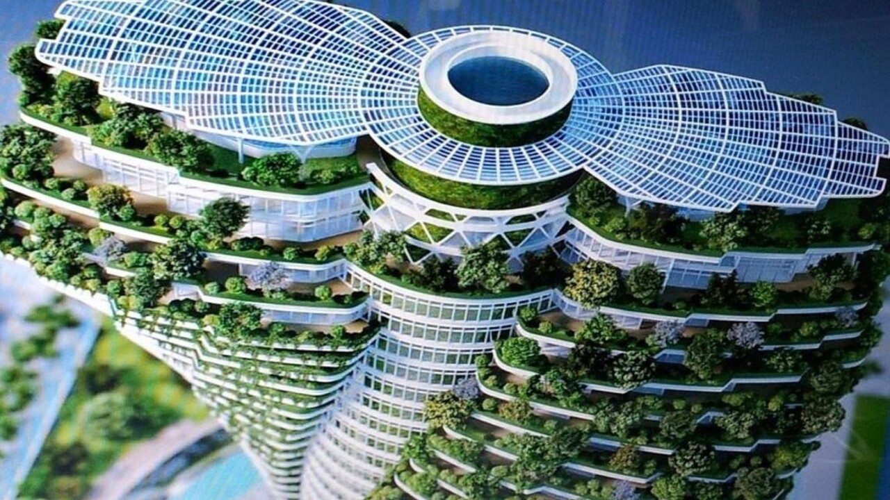 Budúcnosť v architektúre? Na Taiwane rastie ekologický mrakodrap