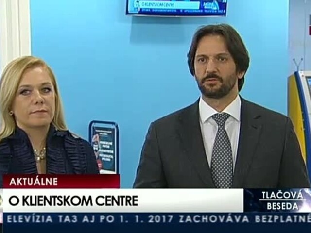 TB R. Kaliňáka, D. Sakovej o Klientskom centre a elektronických občianskych preukazoch