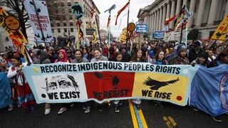 Výstavba ropovodu naruší posvätné územia Indiánov, protestovali vo Washingtone