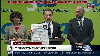 TB predstaviteľov strany SaS o nemocniciach pre Pentu