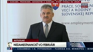TB J. Richtera o vývoji nezamestnanosti za február 2017