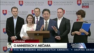 TB opozičných poslancov pred rokovaním poslaneckého grémia o amnestiách